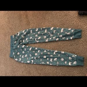 Blue polar bear sweats